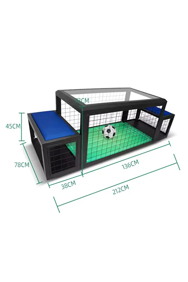 Mini Futbol Sahası Kapalı Spor Ekipmanı Masa Altı Futbol Oyunu